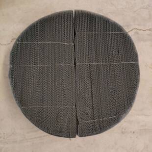 TA2材质丝网纹填料0钛不锈钢分块波丝网填4料金属LFA规整填料厂家