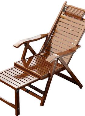 折叠午休摇椅午睡椅子户成人WLU人休闲外靠夏天老人凉椅子懒背竹