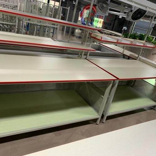 车间防打包工作台OHF制衣厂验包装台检台静电钢检验桌镀锌不锈包