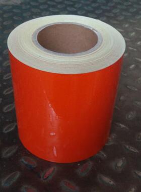 橙色反车光广告级橙色XIS带贴油车罐危险品反光标识车辆货车用品