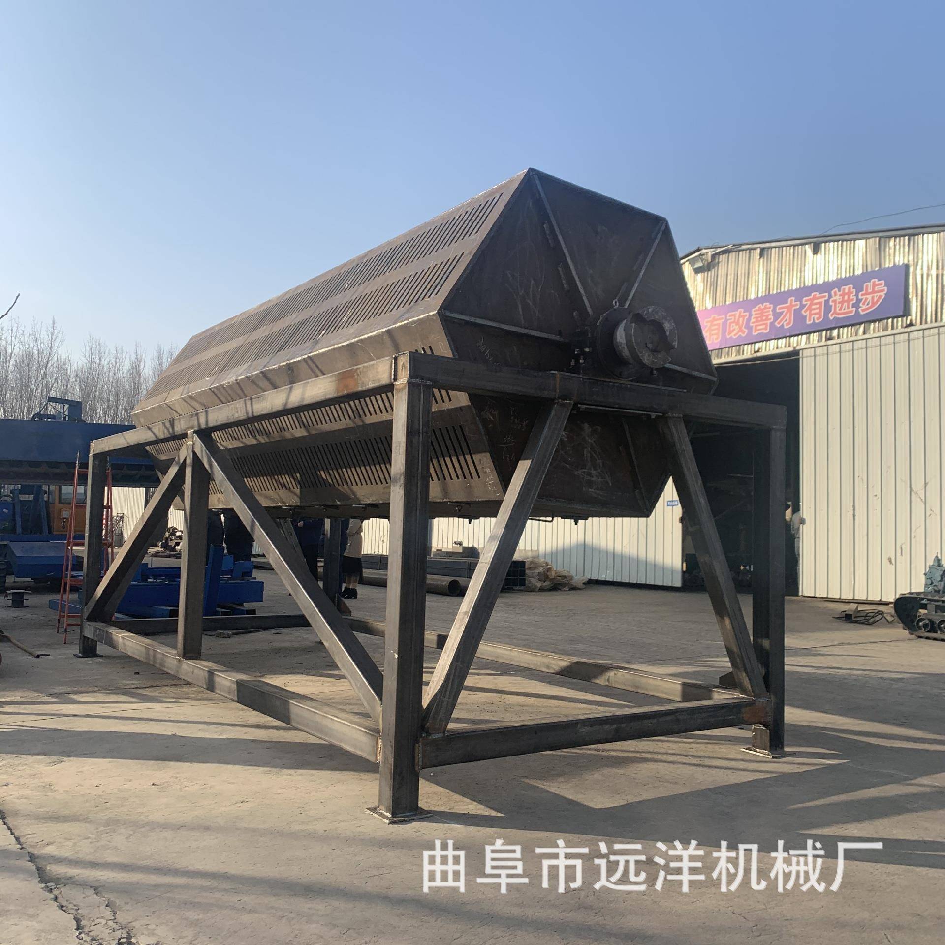 六角筒磨研抛光RMJ机滚火烧铁打去锈磨抛光设备