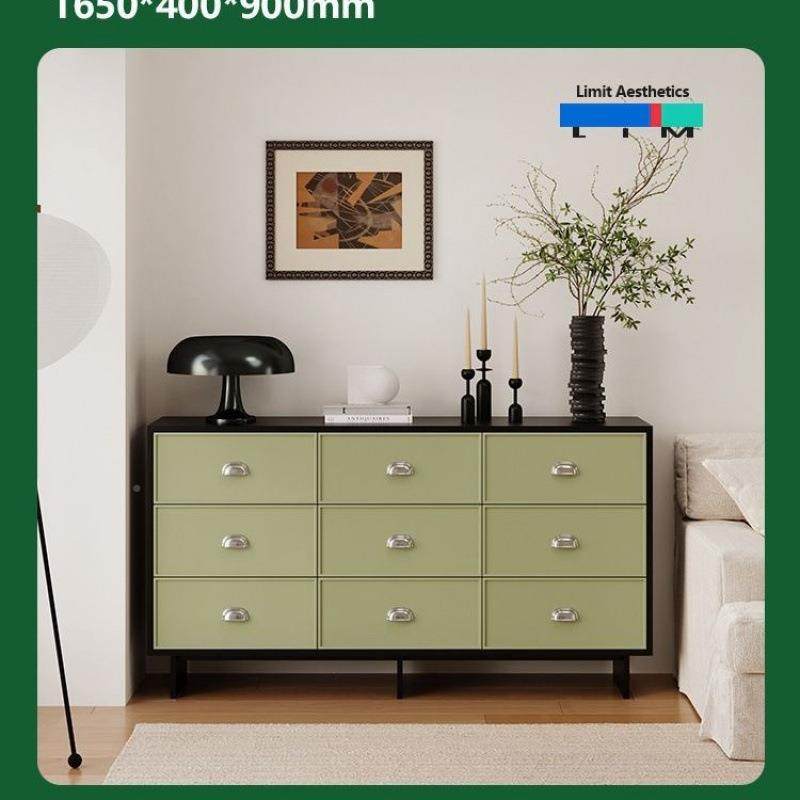 法式复古斗柜拼色餐边柜现代简-约九关柜客玄厅储物收纳置抽屉物,住宅家具,斗柜,淘宝优惠券,粉丝福利购,淘宝优惠卷