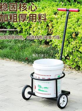 升级四FHF轮倒水音轮手拉式小推静车倒垃圾农运车水桶村家用泔水