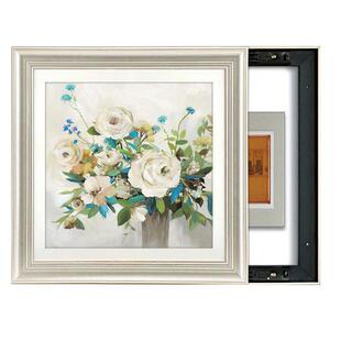 式美电表箱装饰画免打孔遮挡配电箱推拉弱电总欧开盒PZF关电源式