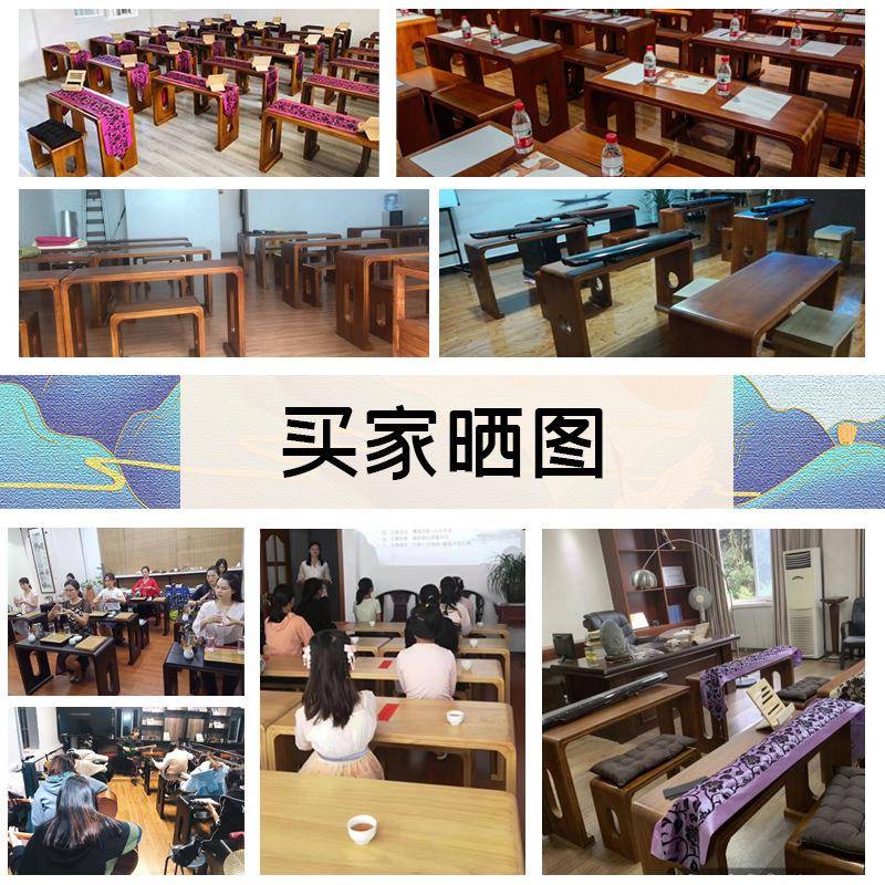 烧木仿琴琴桌共鸣古桌凳实木琴桌琴凳桐国学古GJL琴桌书法桌古古