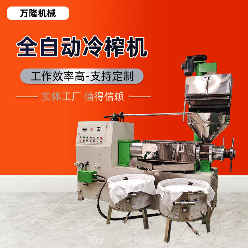 开油坊商业用螺旋榨油机全自动冷热两用炸油机紫苏籽文冠果压榨机