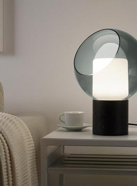 现代简约玻璃个性创后意台灯设计师客厅卧室AL-61534床罩头饰大理