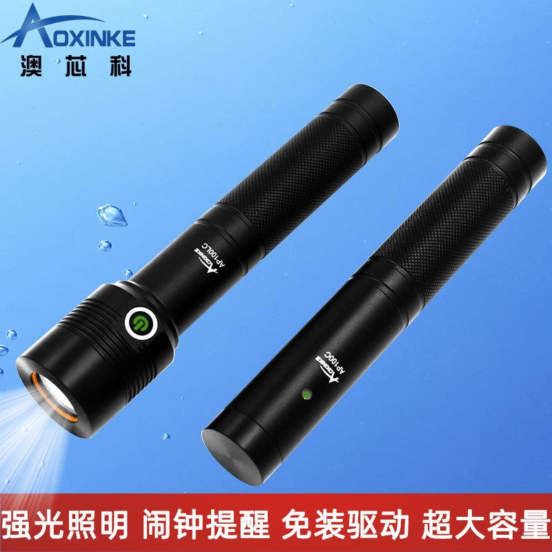 芯强AP100C光照明巡更棒巡更机电子系巡能更统智巡逻查仪器澳科整