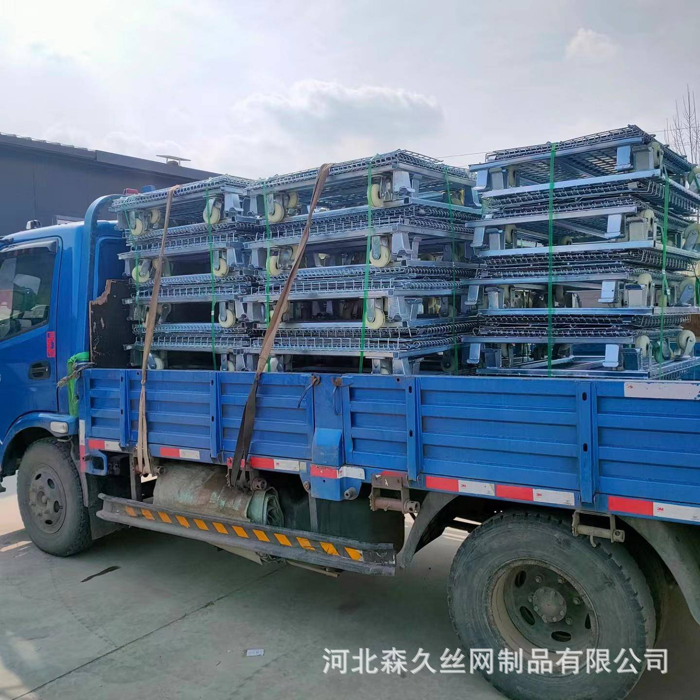 储笼折叠框带轮蝴式蝶铁笼框铁丝网铁笼铁牌仓A5厂家无品牌/直销