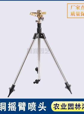 直D销全铜4分可N15摇臂喷头控角园林园艺草坪喷灌溉JQF浇花灌喷头