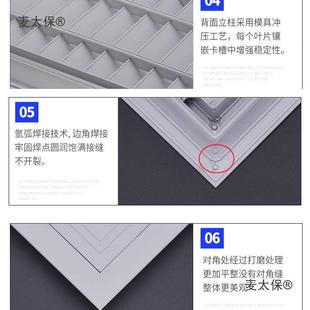 门铝合金检修箱口开罩地百叶窗弱电分水器窗格橱柜门遮UVF挡暖麦