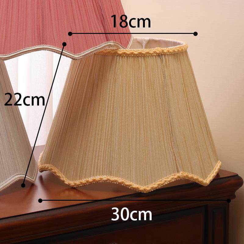 台灯罩壳罩防刺眼卧室头2e7灯罩外落地灯灯罩大EDU号布床艺灯具配