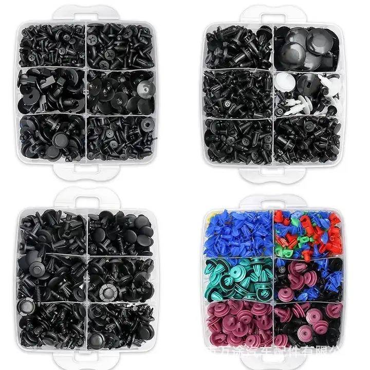 295PCS盒装卡扣180p1180PCSc汽车卡扣修理工具包紧s固件1膨1胀卡