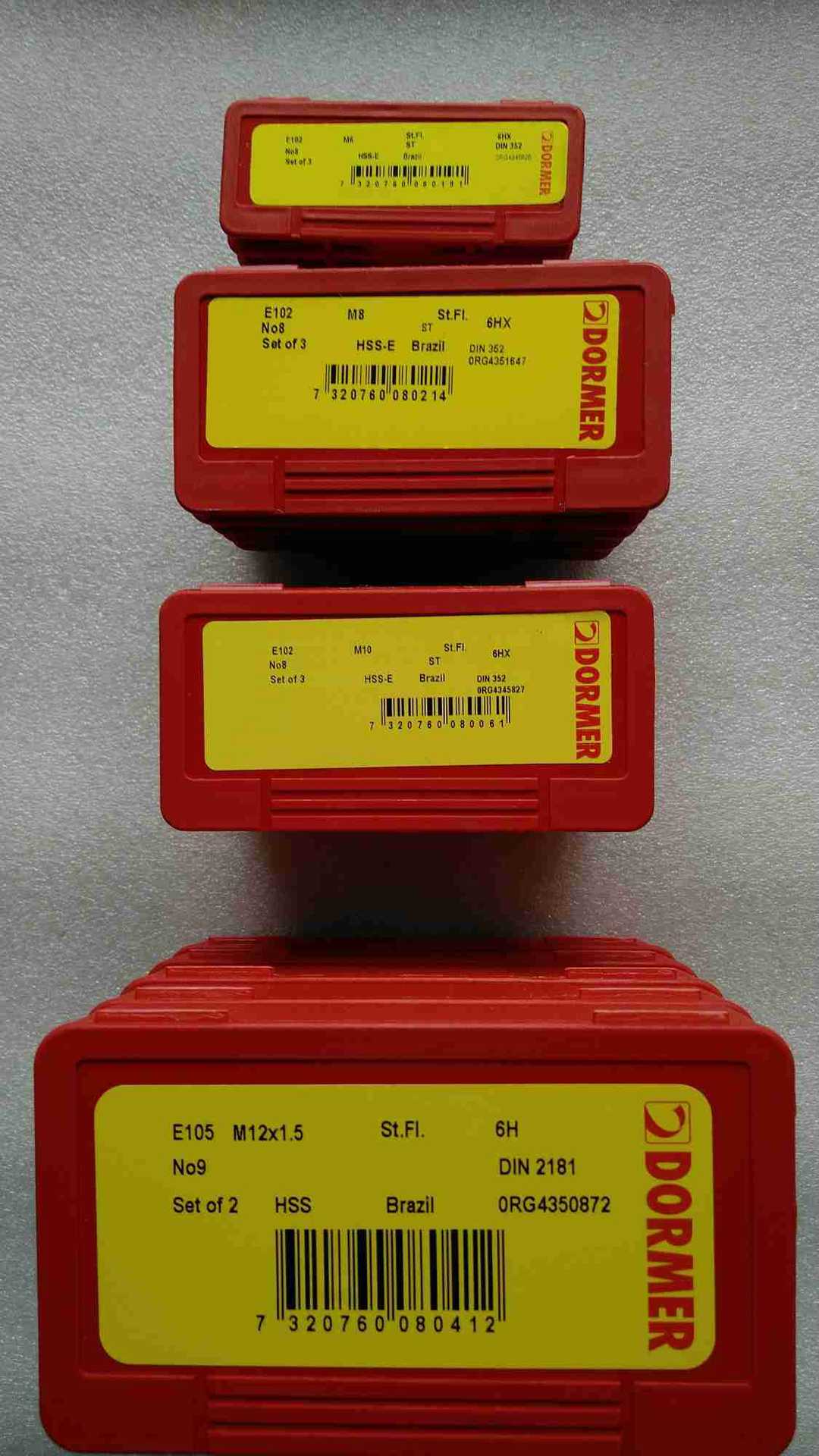 DORMER手用丝锥套装E102M6NO8