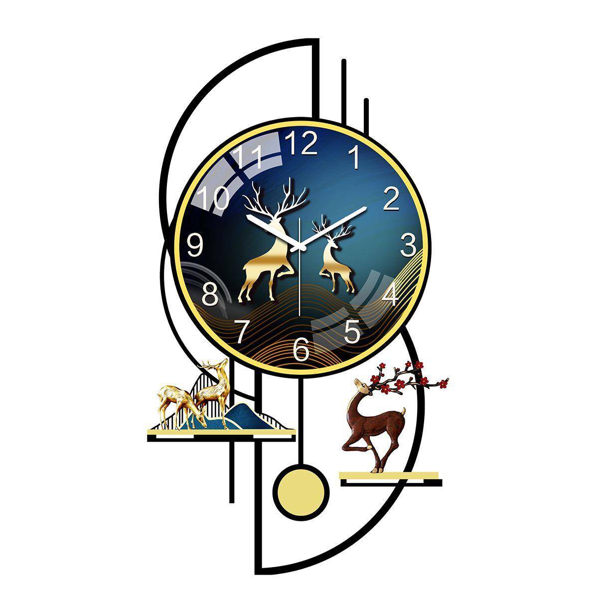 钟表挂钟客厅厂创意2025简约现工代大气家用时时尚挂LPV墙网红静