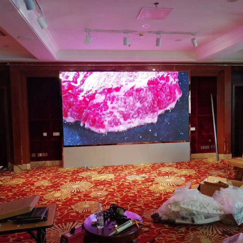 Pd1.875室内led显示屏议会室小间距全彩le显49示屏厂家现货按需供