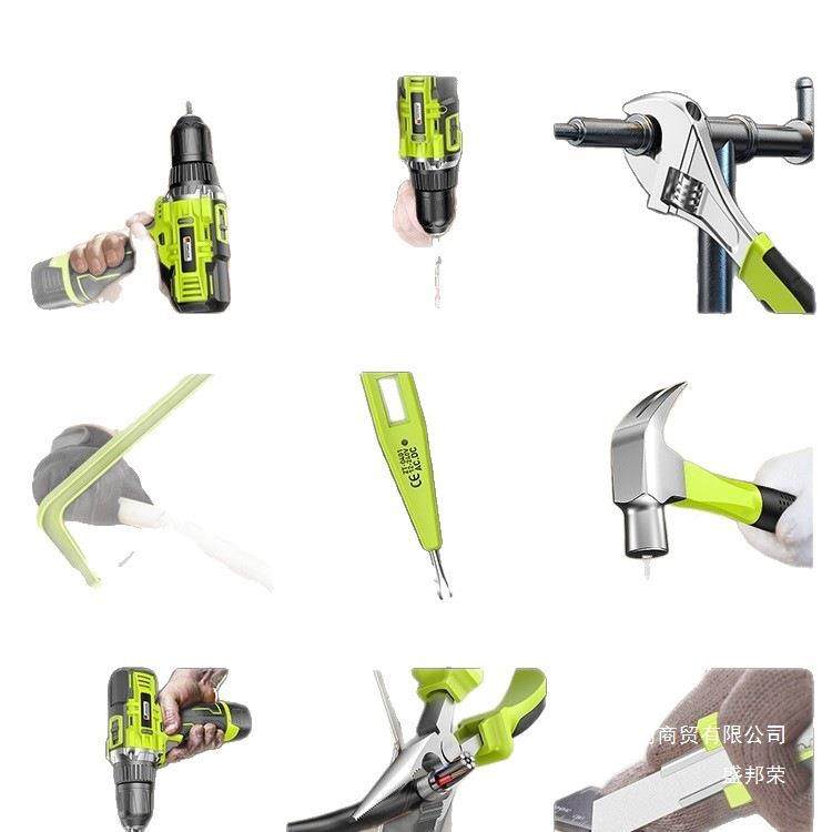 工具箱套家用能功五VVL金电工木工车多载维修电钻电动装工具箱全