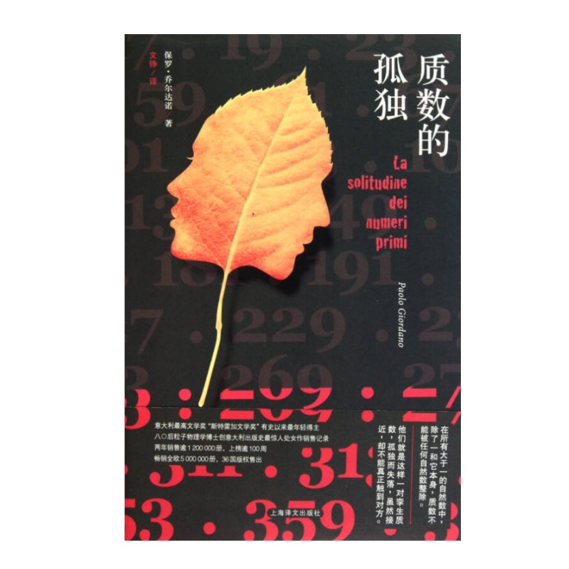 质数的孤独保罗乔尔达诺著书籍