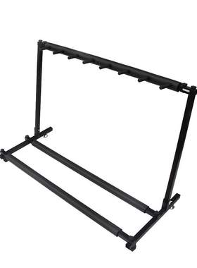 折叠7头吉他架电木吉他架可放7把吉他架展示陈列架guitar stands