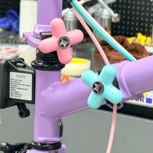 BOOK适用小布折叠自行车配件Brompton改装SPIN-IT十字限位水龙头