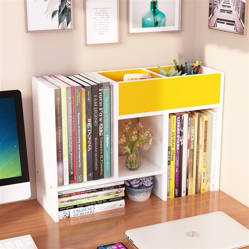 学生用书桌上的简易桌面书架儿童收纳整理置物架宿舍组合书柜简约