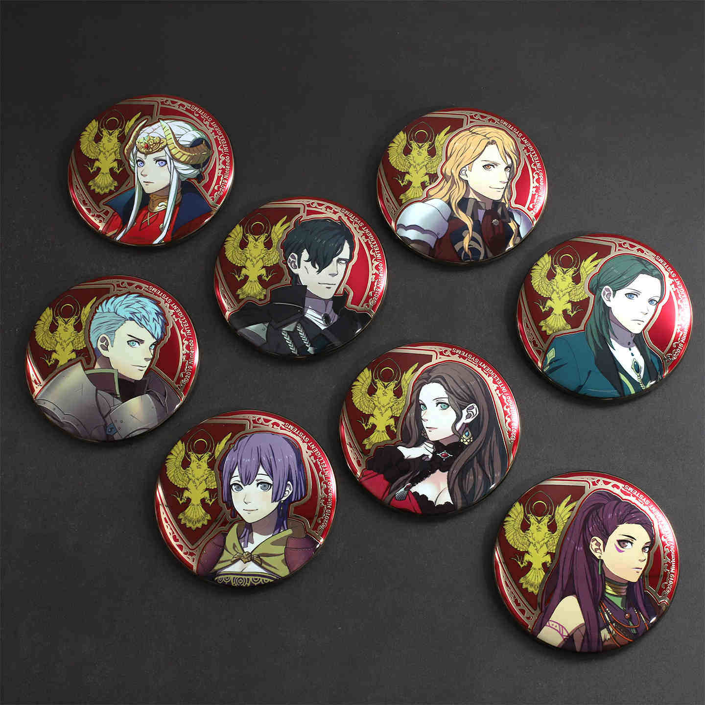 【木野日谷】预售 Movic 火焰之纹章 风花雪月 金属风吧唧徽章