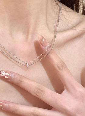 zoozmini双层细项链叠戴