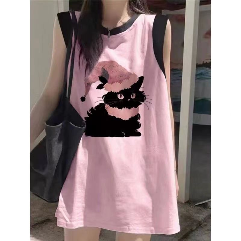 夏季休闲款胖MM甜美卡通