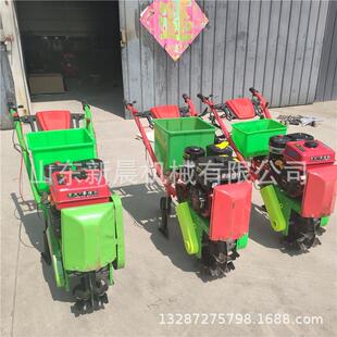 轮汽油双机行玉米播QQS种小型铁豆施肥机轻便省力黄播种机