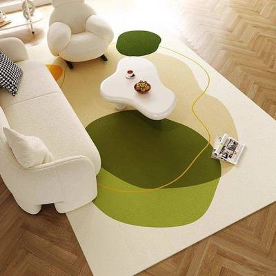 客发厅地毯pxx10031奶油风沙茶几毯家用大积满铺小清新地边毯卧室