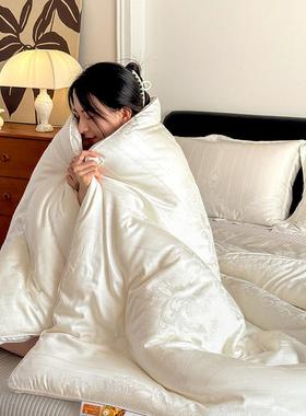 羊包邮高档冬天保暖羊毛被加芯厚纯棉绒被单一双人春秋LKJB—21被