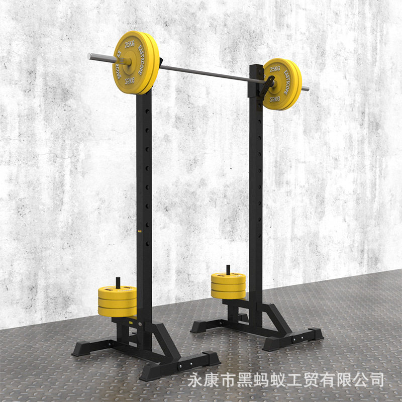 东际简易深蹲架可调节杠铃架分体式深蹲架举重架卧推架家用健身