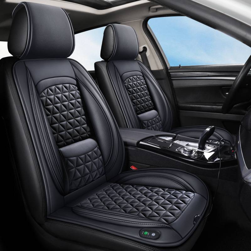 加热小方垫汽车座垫单座办公室座椅垫智能按摩通风透气汽车坐垫