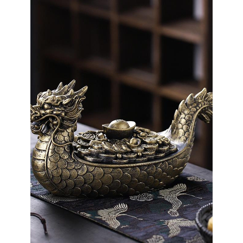 中式创意可养茶宠摆件防飞灰