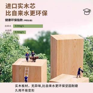 书桌卧室家用学习桌长条工作台简易长方形办公桌子 实木电脑桌台式