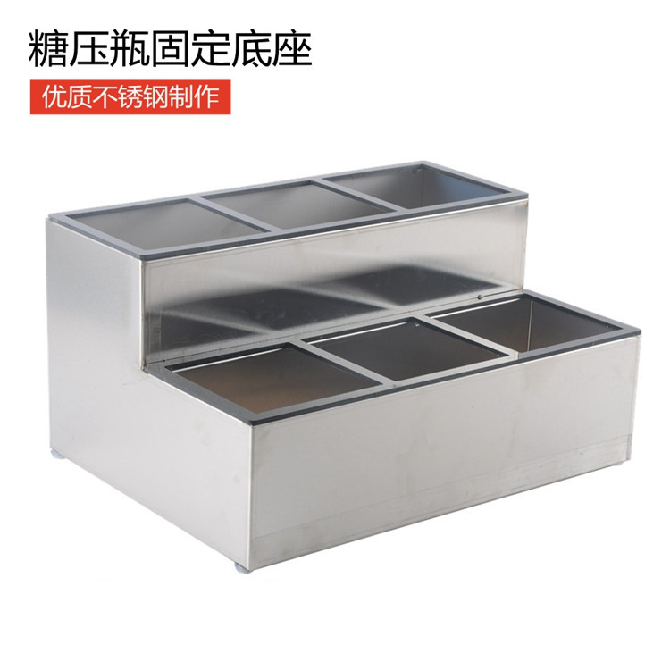 不锈钢六孔手压果糖定量器架