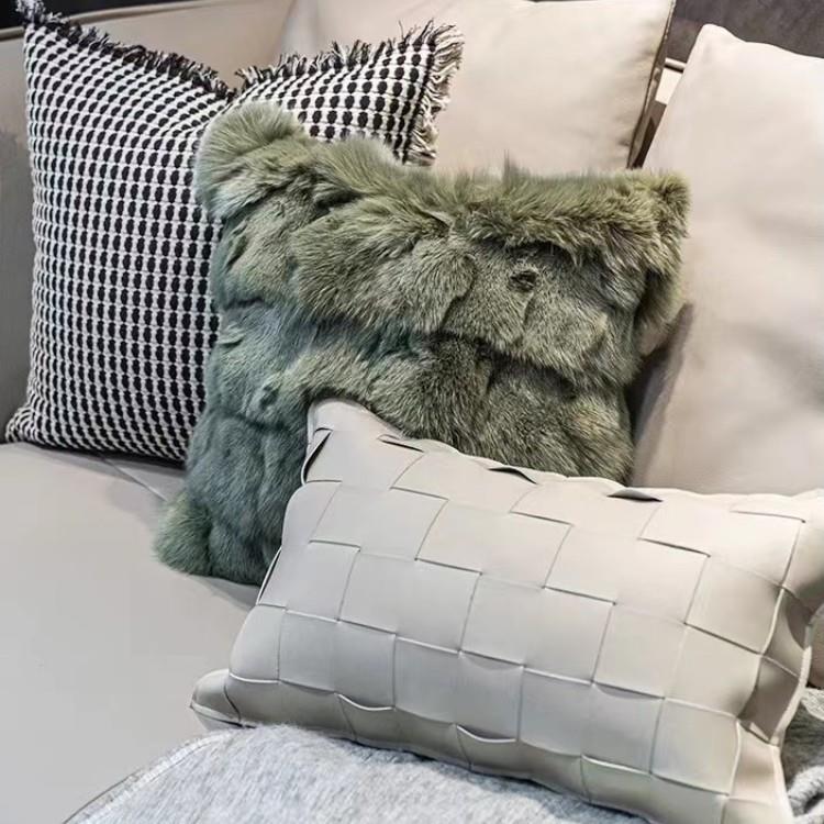 样板房抱枕轻奢简板约现代软装沙发FZO店客厅靠垫方枕间酒样抱枕