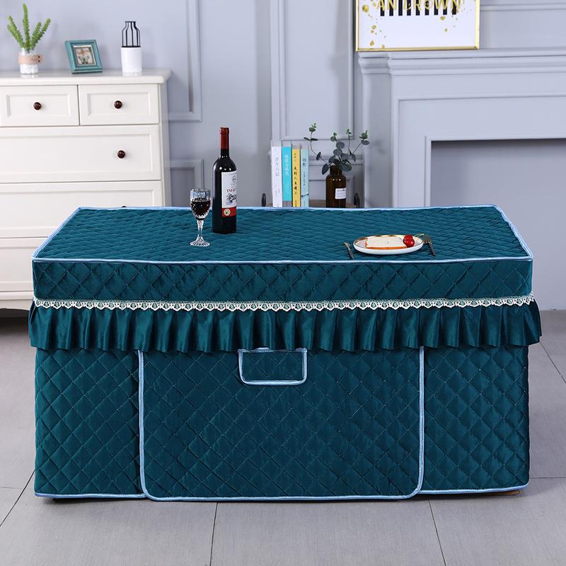 冬季加厚电火暖炉烤无品牌/罩长方形电茶几烤桌套电炉罩子暖桌罩