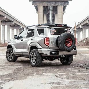 坦克40h4it美卡LTC联动备胎支架M擎天K后杠改装多0功能牌照架倒车