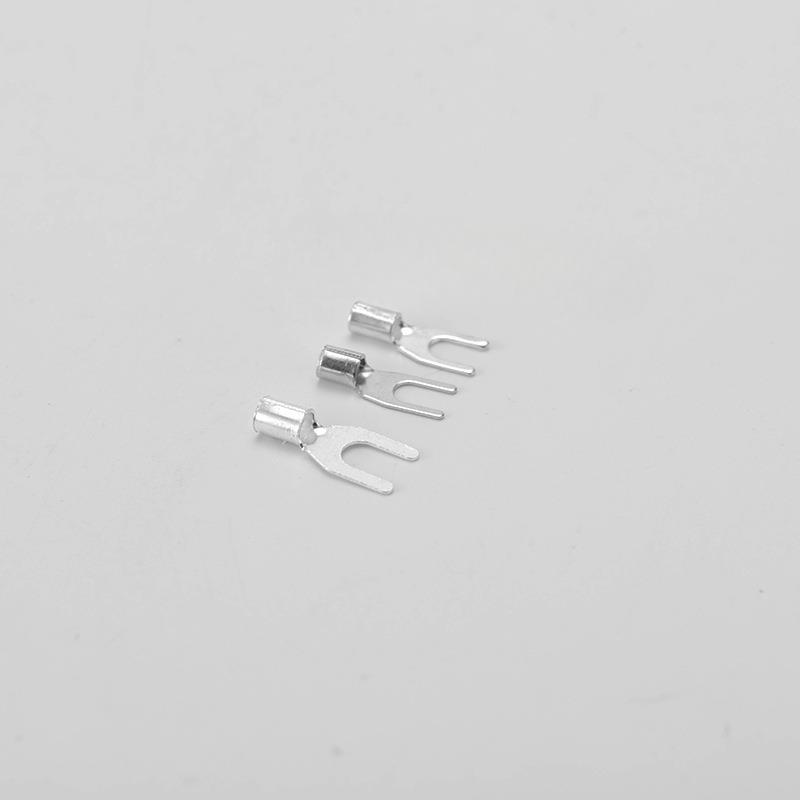 叉形UT10-4/5/86/无品牌/8/1-6/裸端头铜线耳冷压6接0线端子/50只