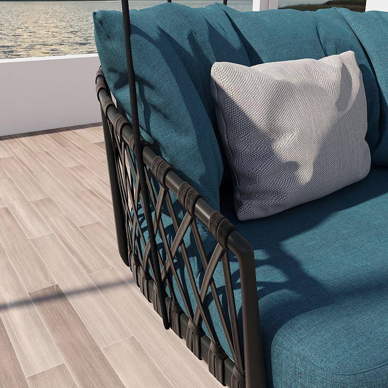 网景单人吊椅室外摇篮椅户外内庭红无品牌/院区秋千阳台室吊蓝椅