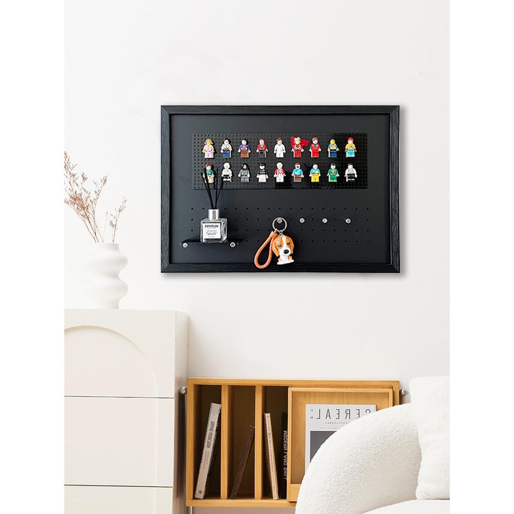 积木公仔洞洞板电挂画箱电孔闸箱KLS遮挡简约电表箱装饰画配免打