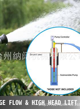 境100锈钢130mYHM灌高扬程深井泵2Hp农用溉潜水泵22跨不0V深水吸