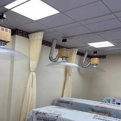 广州艾灸排烟系统排烟机伸缩艾灸排烟机艾灸排风气扇风机带罩子