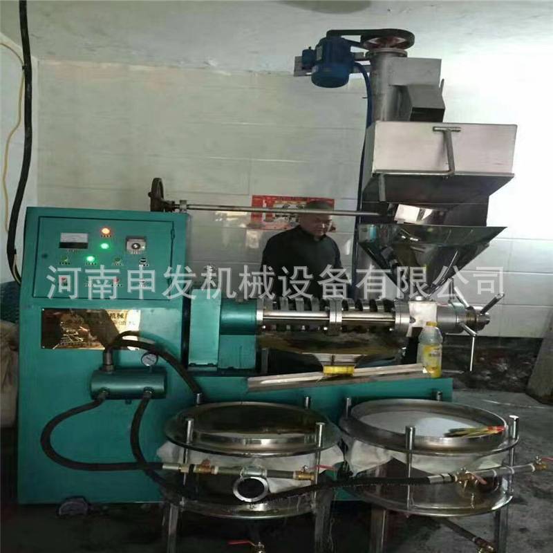 供 全自动商用榨油机 家用小型自榨花生油螺旋压榨机 电动压油机