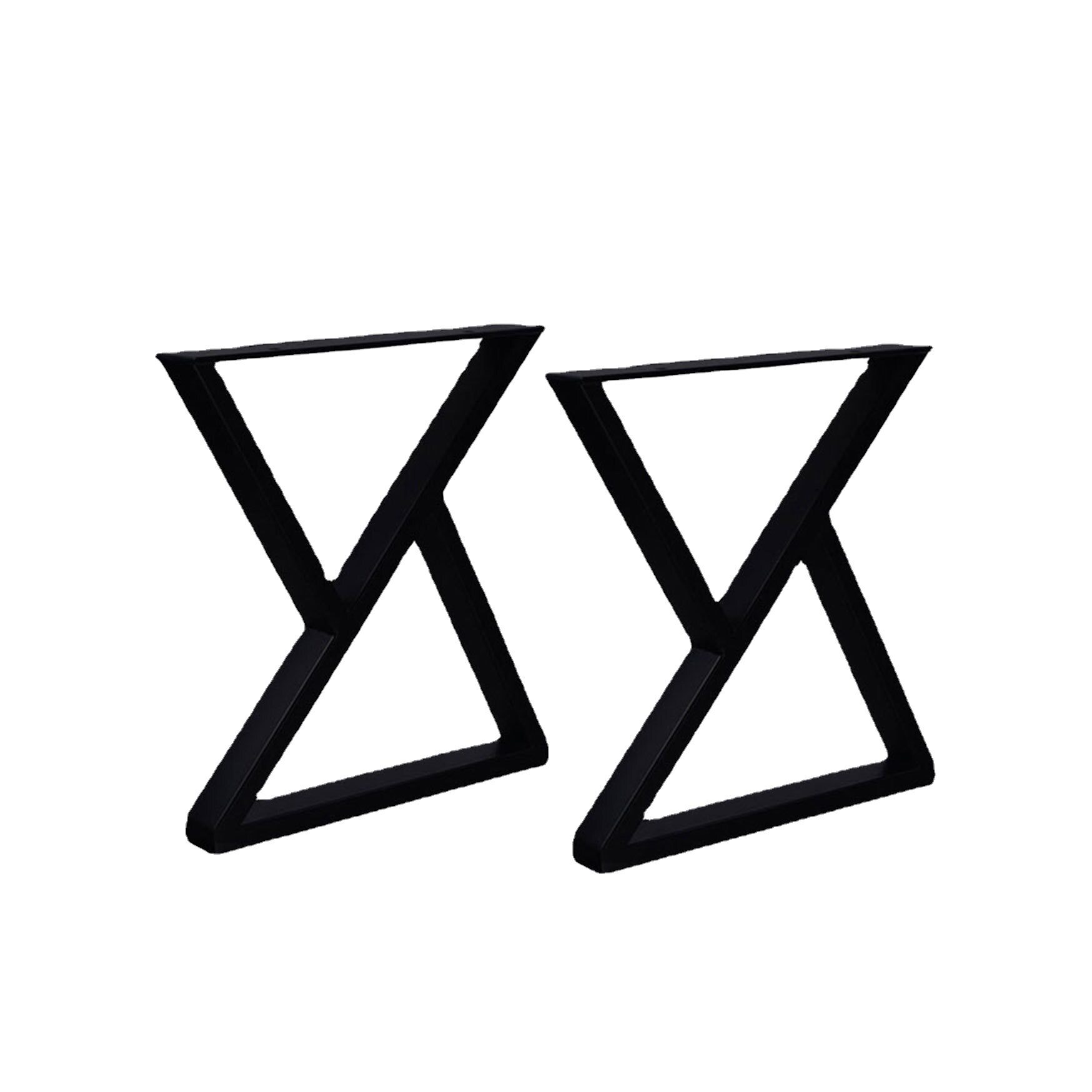 X型铁艺桌腿支架办公桌茶几脚