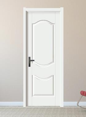 色现货免漆门家用生卧室门用态门室白内门工程出租实木家M76Q599W