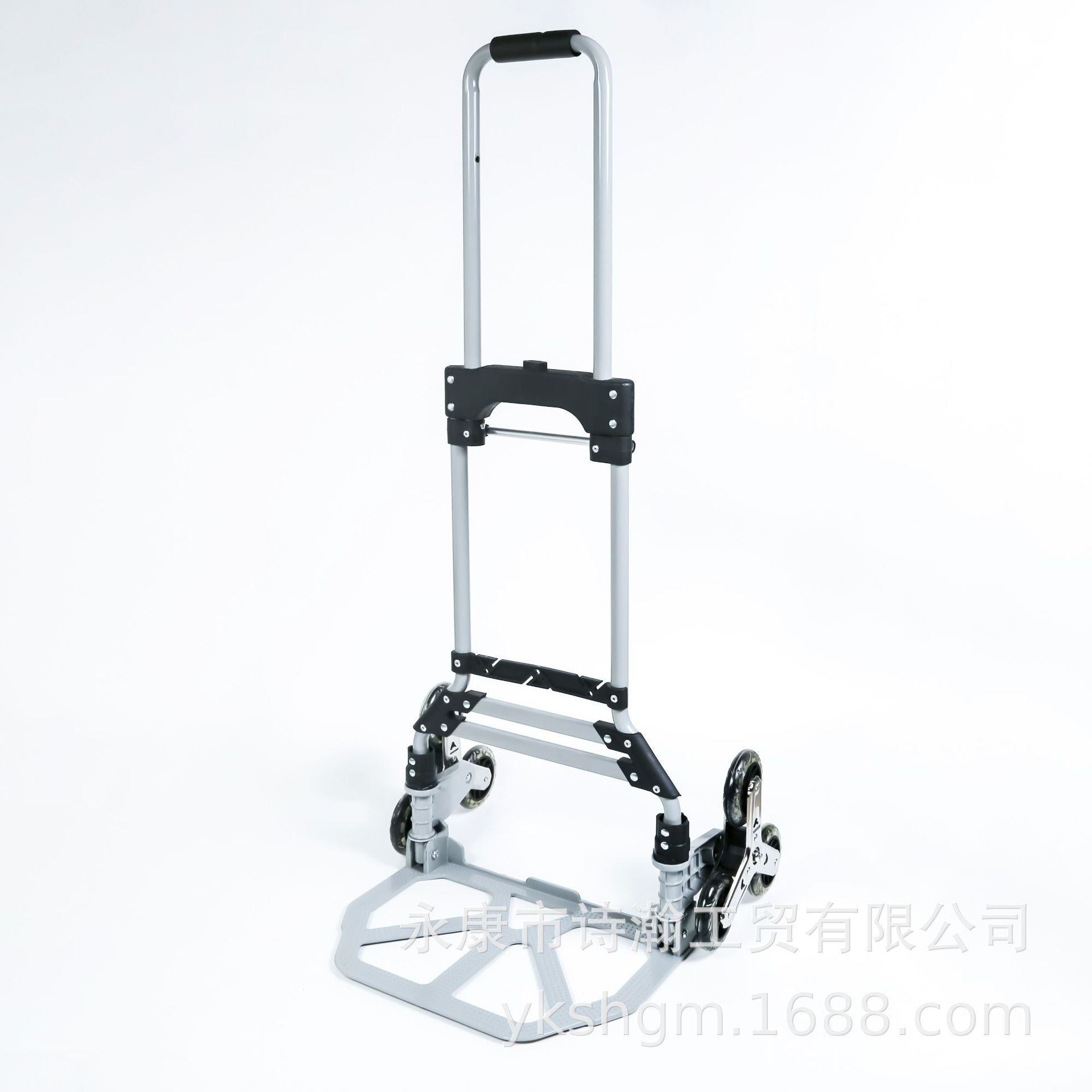 大号家用铝合金跨境便携小推车小拖车通用推车伸缩爬楼车拖车