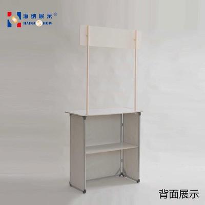 折HN-铝合叠地摊桌子便携小推车夜冰移粉摆摊市地推展促示销台动