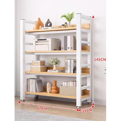 书架地童储物家NUT用钢架木多层货落架儿收纳书柜客厅简易铁艺置